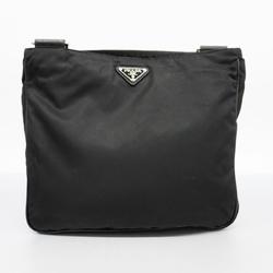 Prada Shoulder Bag Nylon Black Women's