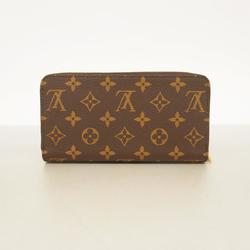 Louis Vuitton Long Wallet Monogram Zippy M42616 Brown Men's Women's