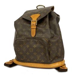 Louis Vuitton Backpack Monogram Montsouris GM M51135 Brown Women's