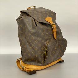 Louis Vuitton Backpack Monogram Montsouris GM M51135 Brown Women's