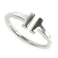 TIFFANY&Co. Tiffany K18WG White Gold T-Wire Ring 60148361 Size 7 2.7g Women's