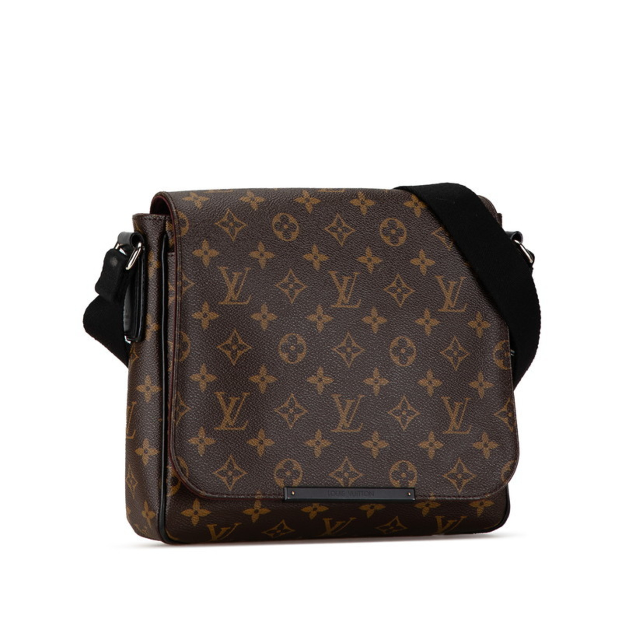 Louis Vuitton Monogram District PM Shoulder Bag M40935 Brown PVC Leather Women's LOUIS VUITTON