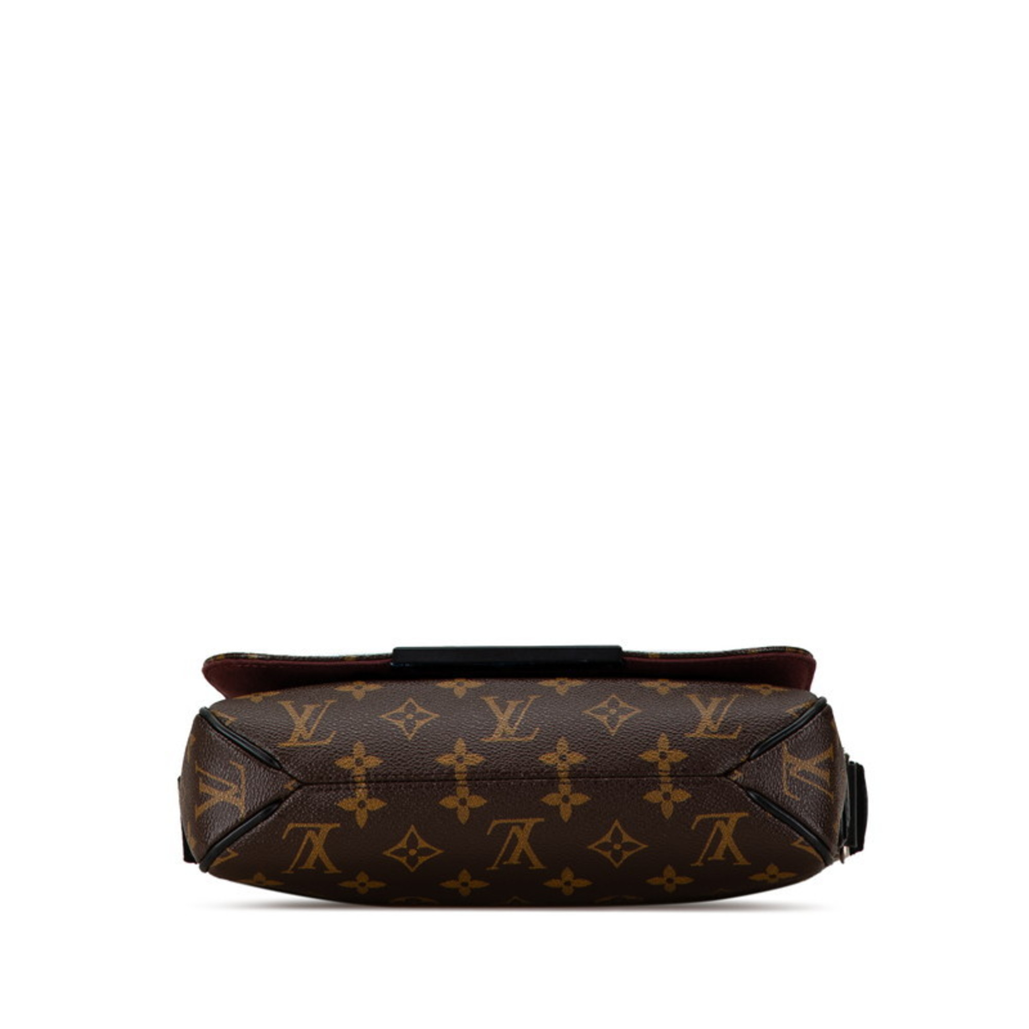 Louis Vuitton Monogram District PM Shoulder Bag M40935 Brown PVC Leather Women's LOUIS VUITTON