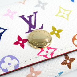 Louis Vuitton Monogram Multicolore Women's Monogram Multicolore Key Case Blanc/Raisin Multicles 4 M93730