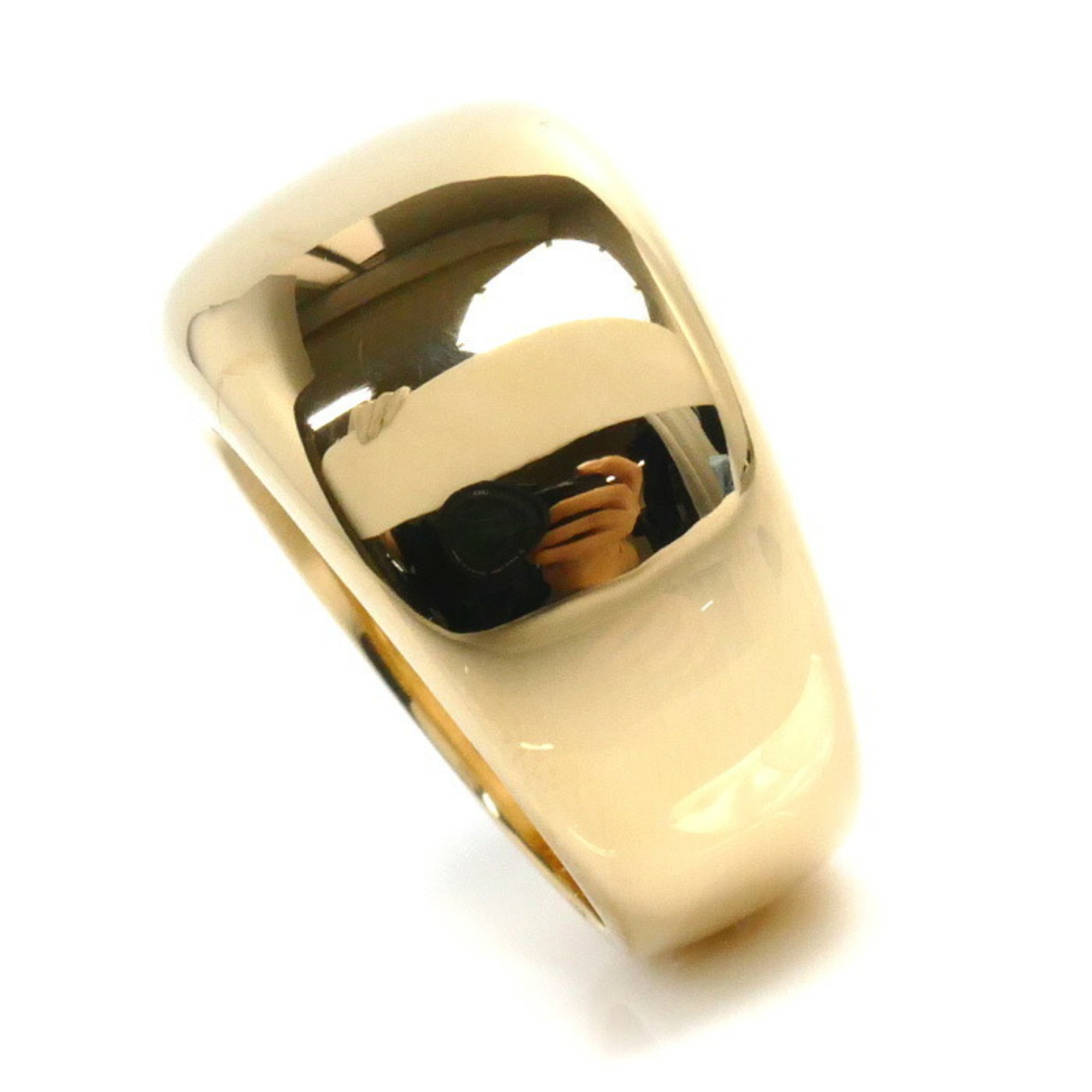 CARTIER Cartier K18YG Yellow Gold Nouvelle Vague Ring, Size 15, 55, 13.3g, Unisex