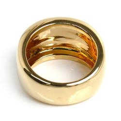 CARTIER Cartier K18YG Yellow Gold Nouvelle Vague Ring, Size 15, 55, 13.3g, Unisex