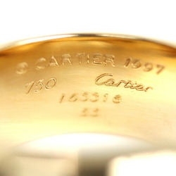 CARTIER Cartier K18YG Yellow Gold Nouvelle Vague Ring, Size 15, 55, 13.3g, Unisex