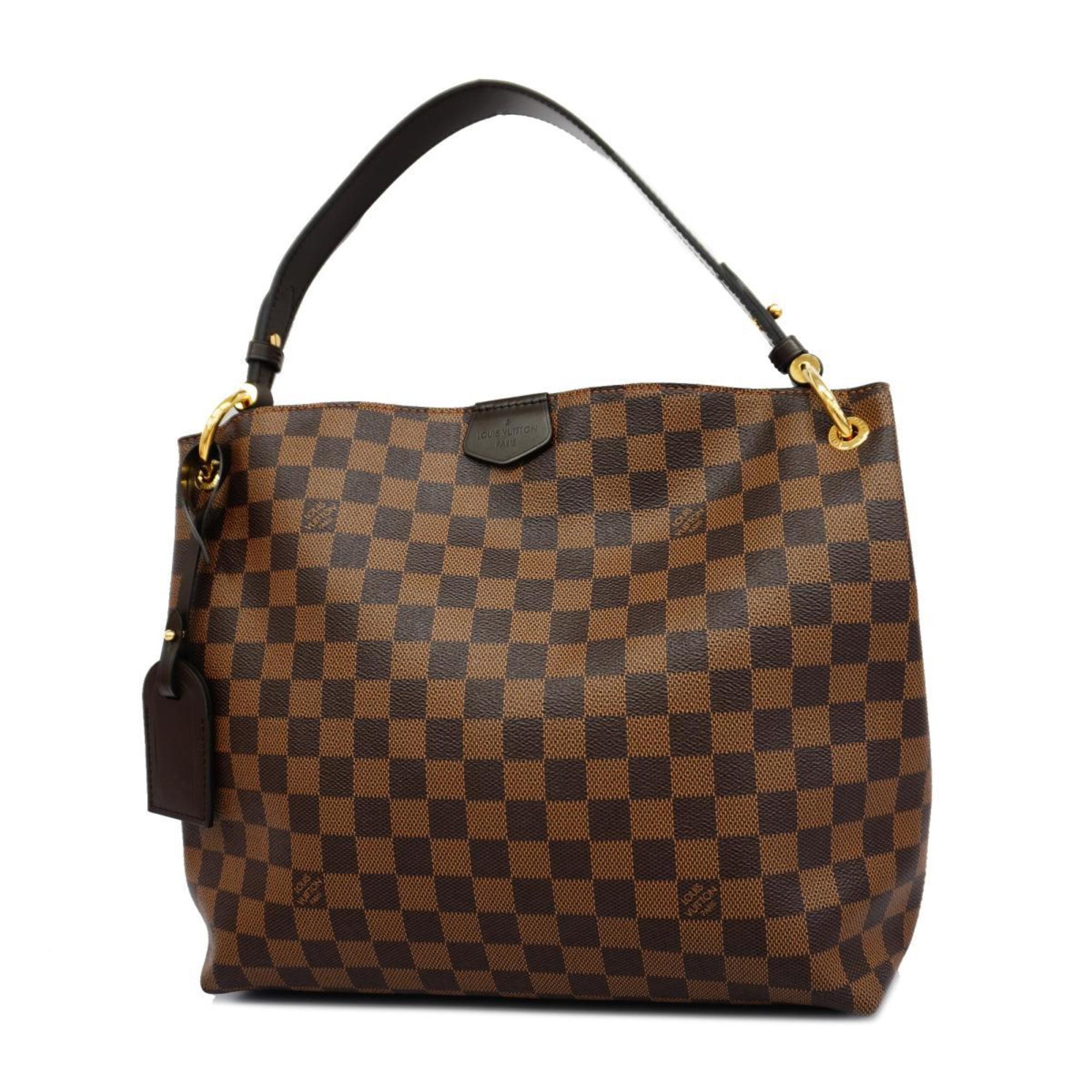 Louis Vuitton Shoulder Bag Damier Graceful PM N44044 Ebene Ladies