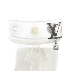 LOUIS VUITTON Louis Vuitton K18WG White Gold Idylle Blossom LV Earrings Q96544 Diamond 1.1g Single Ear Women's