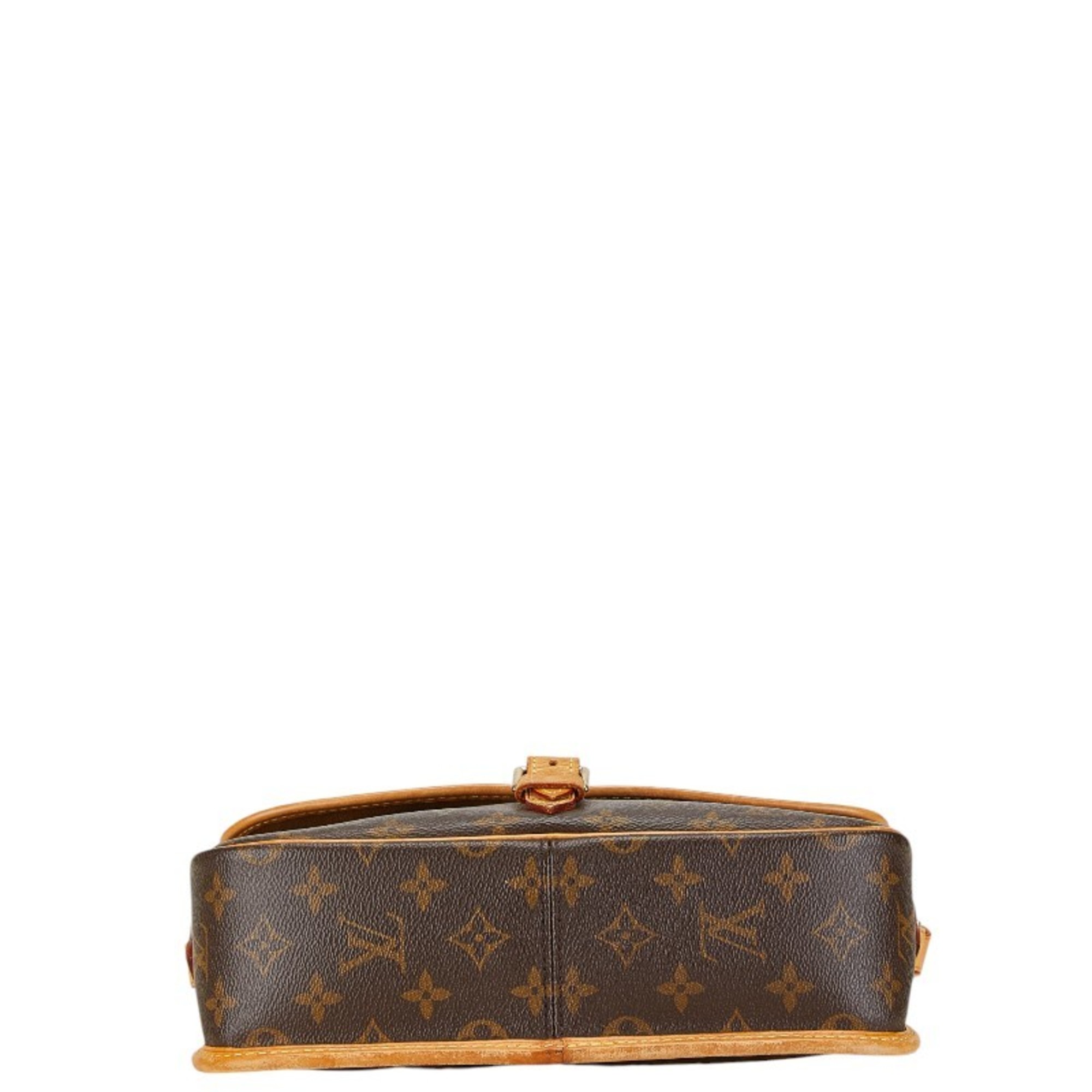 Louis Vuitton Monogram Sologne Shoulder Bag M42250 Brown PVC Leather Women's LOUIS VUITTON