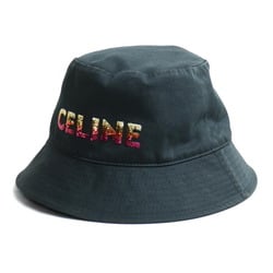 CELINE Embroidered Bucket Hat Black 2AUO1968P S Unisex