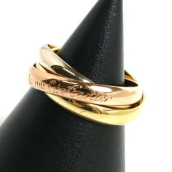 CARTIER K18YG/PG/WG Trinity Classic Ring, Size 13, 53, 7.9g, Women's