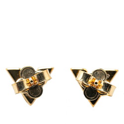 Louis Vuitton Essential V Earrings M68153 Gold Plated Women's LOUIS VUITTON