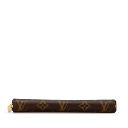 Louis Vuitton Monogram Zippy Wallet Round Long M60017 Brown PVC Women's LOUIS VUITTON