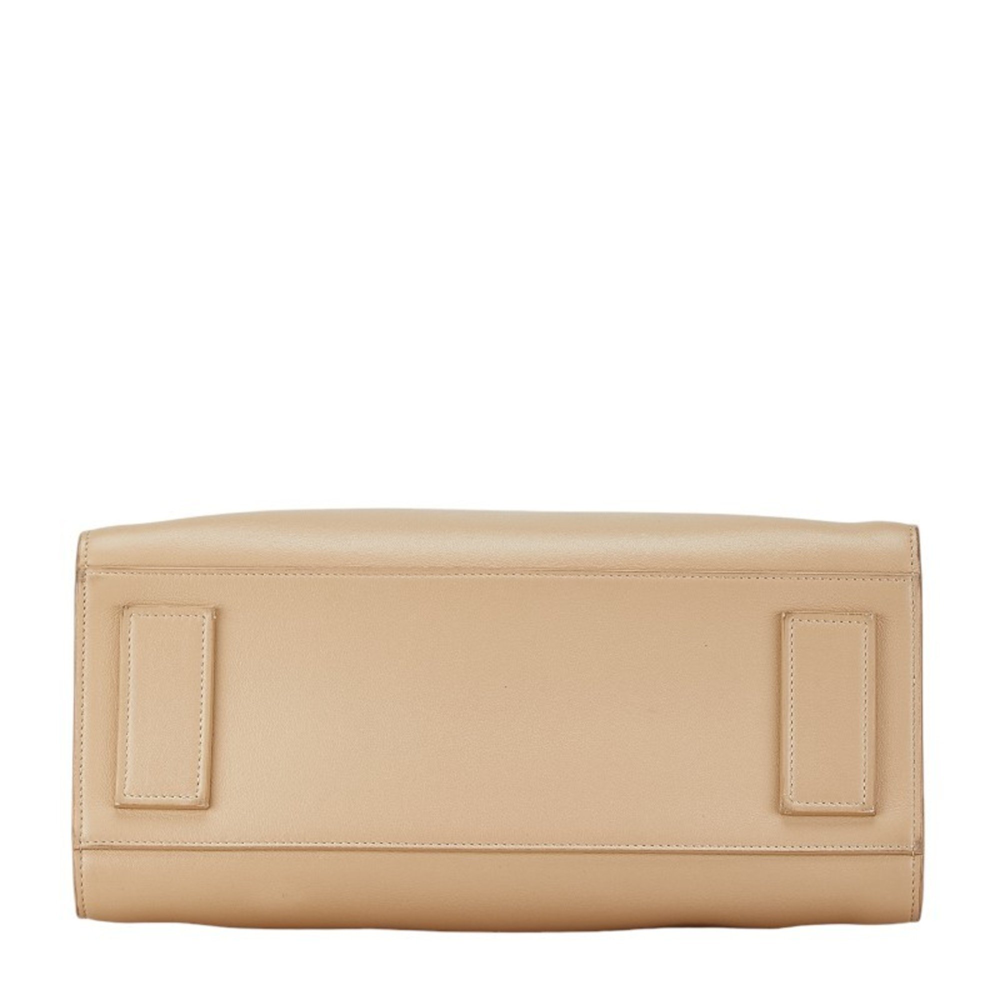 Saint Laurent Cavalive Gauche Handbag Shoulder Bag 504924 Beige Leather Women's SAINT LAURENT