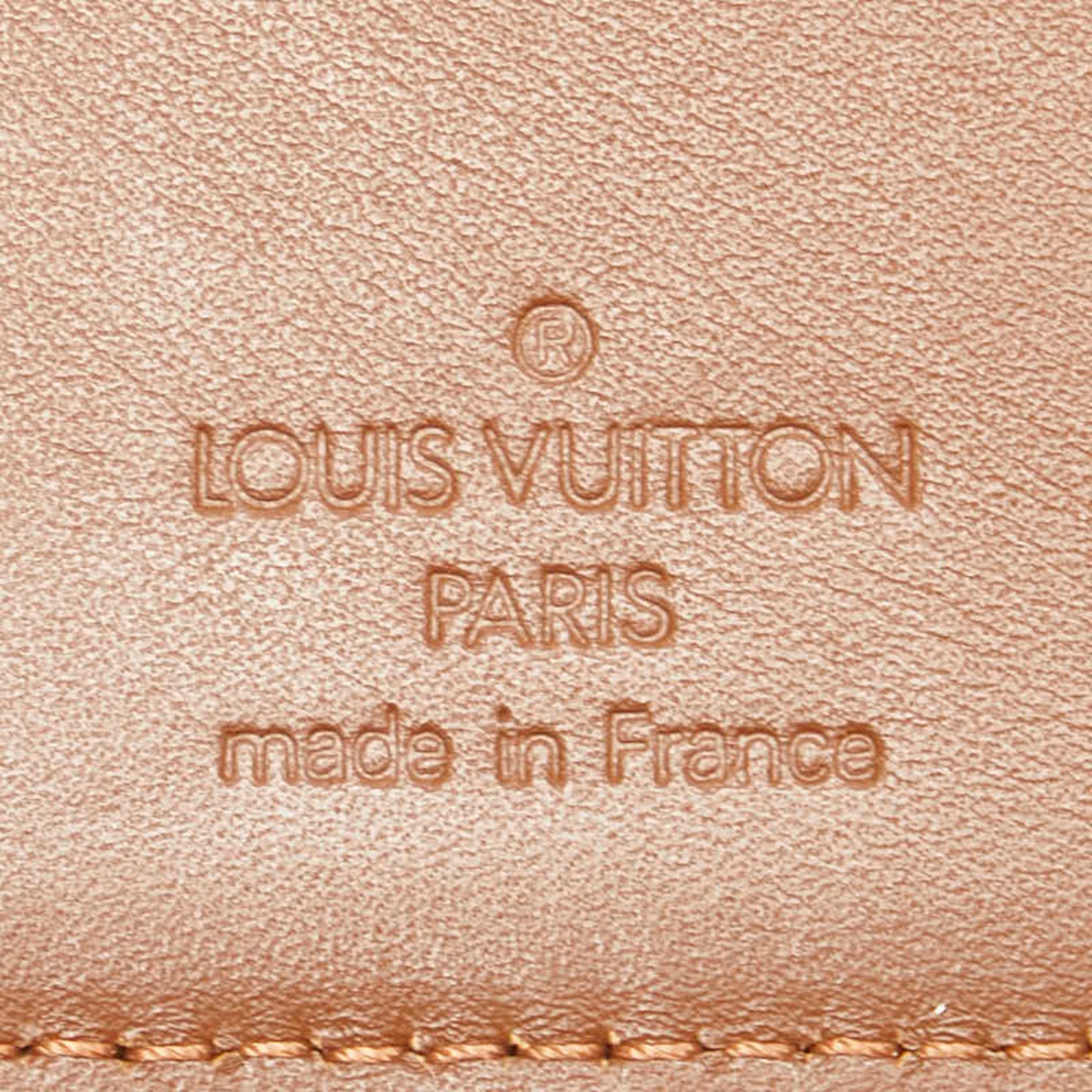 Louis Vuitton Monogram Vernis Eldridge Round Zip Long Wallet M91127 Bronze Patent Leather Women's LOUIS VUITTON