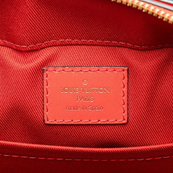 Louis Vuitton Monogram Santonge Coquelicot Shoulder Bag M43556 Red Brown PVC Leather Women's LOUIS VUITTON