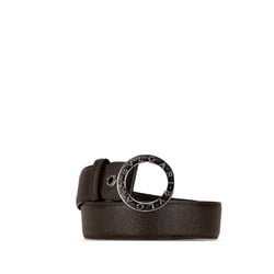 BVLGARI B.Zero1 Belt Size: 110/44 Brown Silver Leather Women's