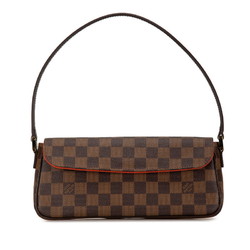 Louis Vuitton Damier Recollector Shoulder Bag N51299 Brown PVC Leather Women's LOUIS VUITTON