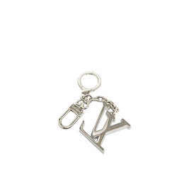 Louis Vuitton Porte Cle Initial LV Key Ring Holder Bag Charm M65071 Silver Metal Women's LOUIS VUITTON