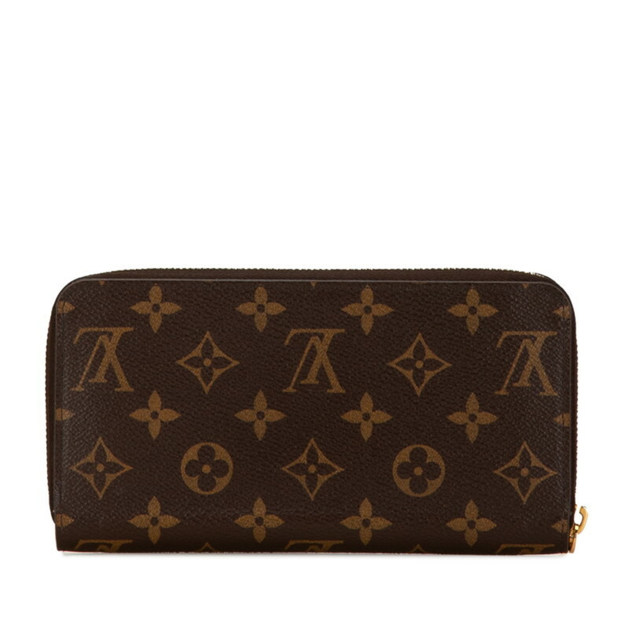 Louis Vuitton Monogram Zippy Wallet Round Long M41895 Brown PVC Women's LOUIS VUITTON