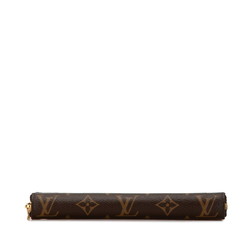 Louis Vuitton Monogram Zippy Wallet Round Long M41895 Brown PVC Women's LOUIS VUITTON