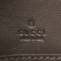 Gucci GG Canvas Interlocking G Long Wallet 308012 Beige Brown Leather Women's GUCCI