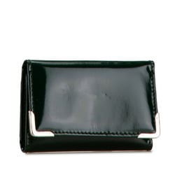 Gucci 6-ring key case 033 1408 0776 green enamel women's GUCCI