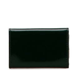 Gucci 6-ring key case 033 1408 0776 green enamel women's GUCCI