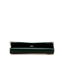 Gucci 6-ring key case 033 1408 0776 green enamel women's GUCCI