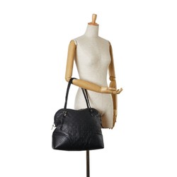 Gucci Guccissima Handbag Tote Bag 323673 Black Leather Women's GUCCI