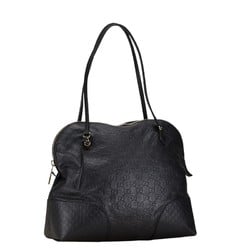 Gucci Guccissima Handbag Tote Bag 323673 Black Leather Women's GUCCI