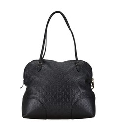 Gucci Guccissima Handbag Tote Bag 323673 Black Leather Women's GUCCI