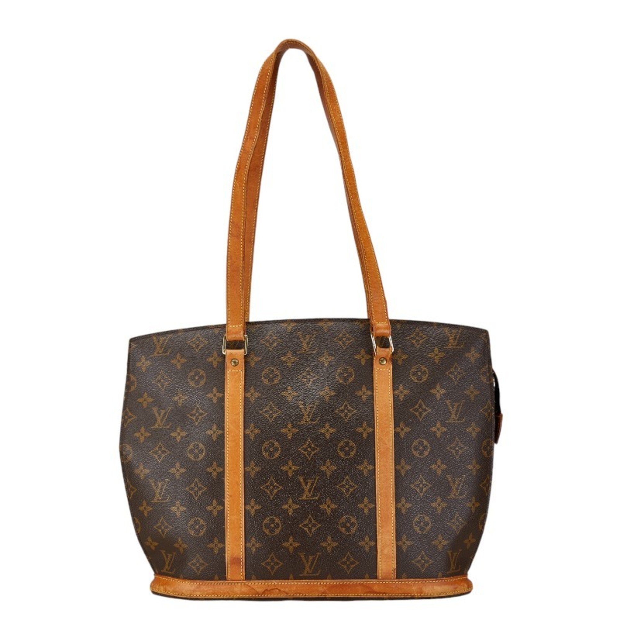 Louis Vuitton Monogram Babylon Tote Bag Shoulder M51102 Brown PVC Leather Women's LOUIS VUITTON