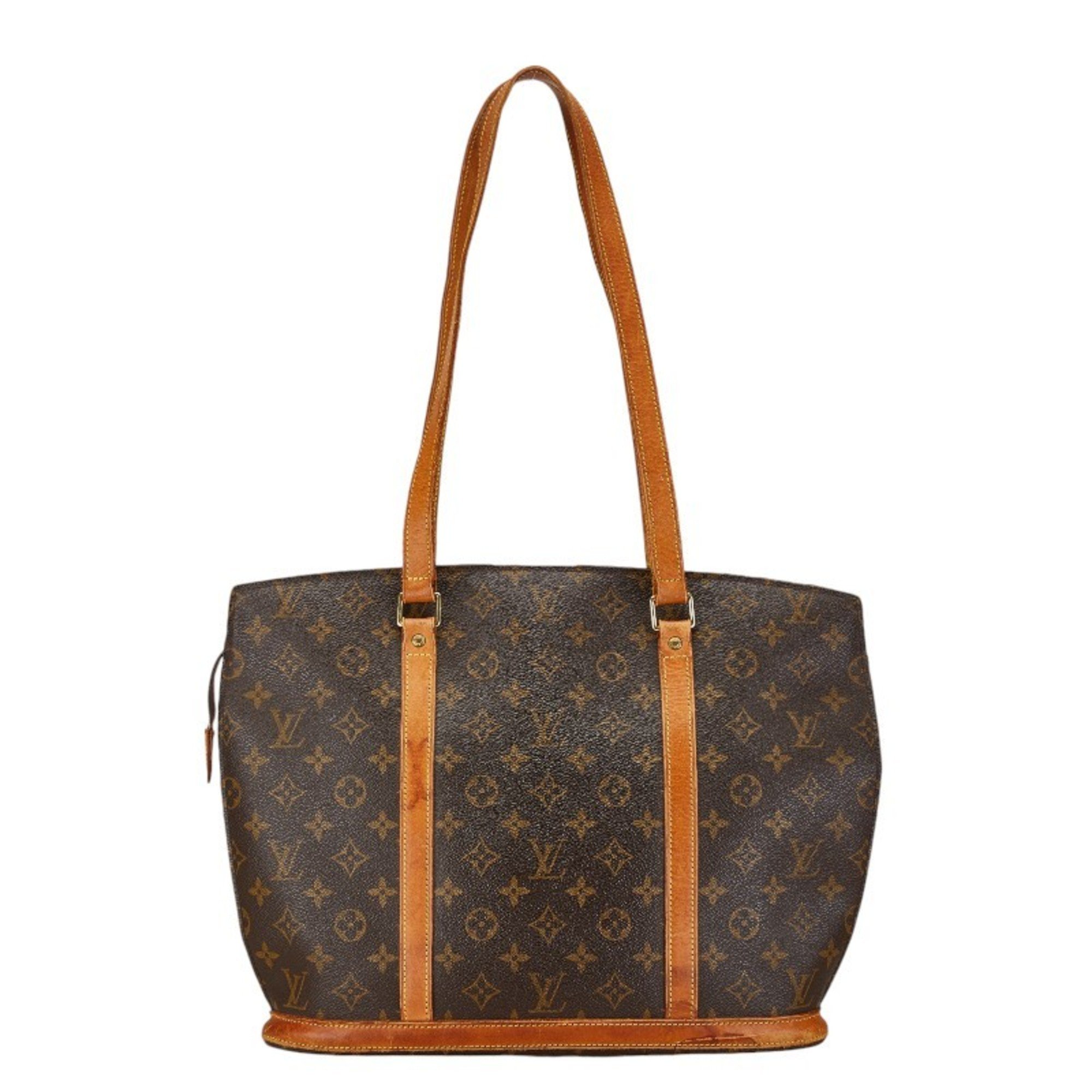 Louis Vuitton Monogram Babylon Tote Bag Shoulder M51102 Brown PVC Leather Women's LOUIS VUITTON