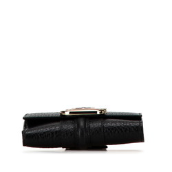 Gucci Bi-fold Wallet 131848 Black Leather Women's GUCCI