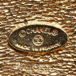 Chanel Coco Mark Diamond Brooch Gold Plated Women's CHANEL