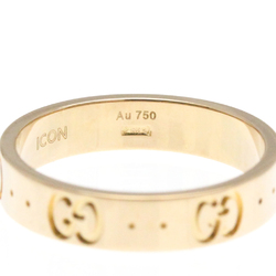 Gucci Icon Pink Gold (18K) Fashion No Stone Band Ring Pink Gold