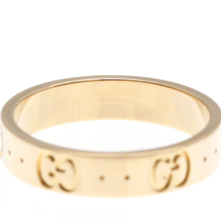 Gucci Icon Pink Gold (18K) Fashion No Stone Band Ring Pink Gold