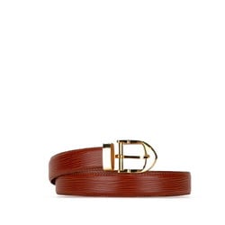 Louis Vuitton Epi Santur Classic Belt Size: 110/44 R15003 Kenya Brown Leather Women's LOUIS VUITTON