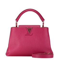 Louis Vuitton Capucines BB Handbag Shoulder Bag M90294 Pink Taurillon Leather Women's LOUIS VUITTON