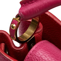 Louis Vuitton Capucines BB Handbag Shoulder Bag M90294 Pink Taurillon Leather Women's LOUIS VUITTON