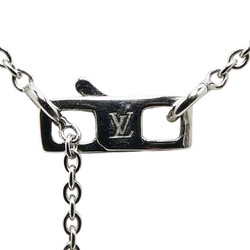 Louis Vuitton Pendant Act V Necklace J292817 Silver K18WG White Gold Women's LOUIS VUITTON