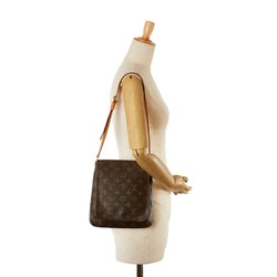 Louis Vuitton Monogram Musette Salsa Short Shoulder Bag M51258 Brown PVC Leather Women's LOUIS VUITTON