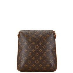 Louis Vuitton Monogram Musette Salsa Short Shoulder Bag M51258 Brown PVC Leather Women's LOUIS VUITTON