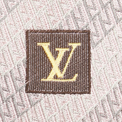 Louis Vuitton tie pink grey silk men's LOUIS VUITTON