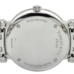 Tiffany Atlas Watch Z1300.11.11 A20A00A Quartz White Dial Stainless Steel Men's TIFFANY&Co.