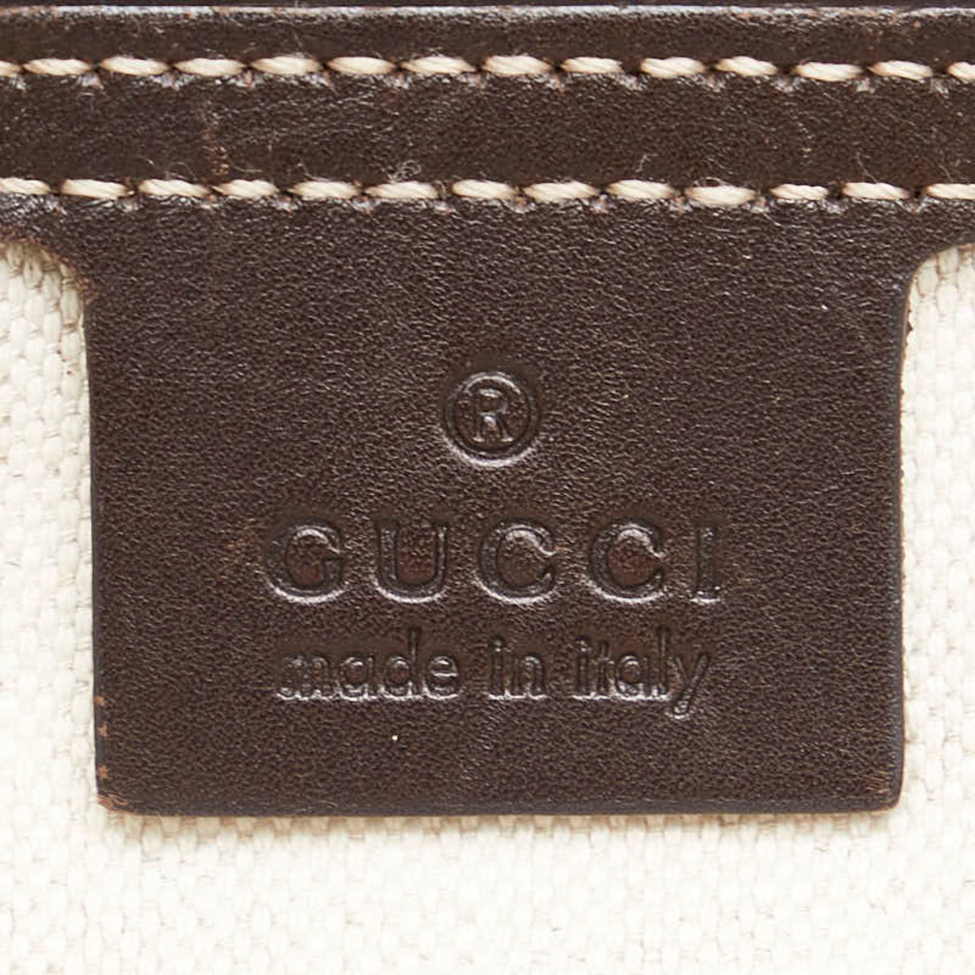 Gucci GG Canvas Mafia Handbag Shoulder Bag 269894 Beige Brown Leather Women's GUCCI