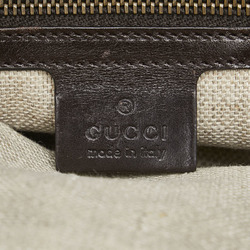 Gucci GG Canvas Body Bag 223948 Brown Leather Women's GUCCI