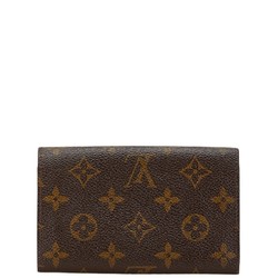 Louis Vuitton Monogram Portemonnay Bi-fold Wallet M61730 Brown PVC Leather Women's LOUIS VUITTON